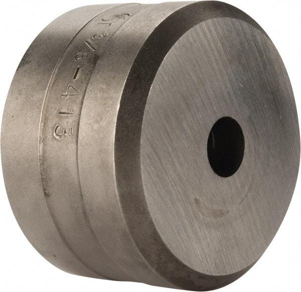 Cleveland Steel Tool - 3/8 Inch Diameter Round Ironworker Die - 1-13/16 Inch Head Diameter, 1-1/8 Inch Head Height - USA Tool & Supply