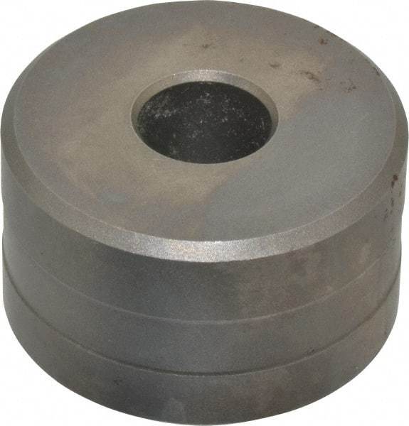 Cleveland Steel Tool - 15/32 Inch Diameter Round Ironworker Die - 1-13/16 Inch Head Diameter, 1-1/8 Inch Head Height - USA Tool & Supply