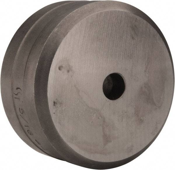 Cleveland Steel Tool - 5/16 Inch Diameter Round Ironworker Die - 2 Inch Head Diameter, 1 Inch Head Height - USA Tool & Supply