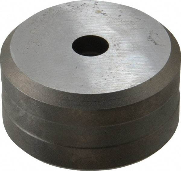 Cleveland Steel Tool - 13/32 Inch Diameter Round Ironworker Die - 2 Inch Head Diameter, 1 Inch Head Height - USA Tool & Supply