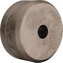 Cleveland Steel Tool - 7/16 Inch Diameter Round Ironworker Die - 2 Inch Head Diameter, 1 Inch Head Height - USA Tool & Supply