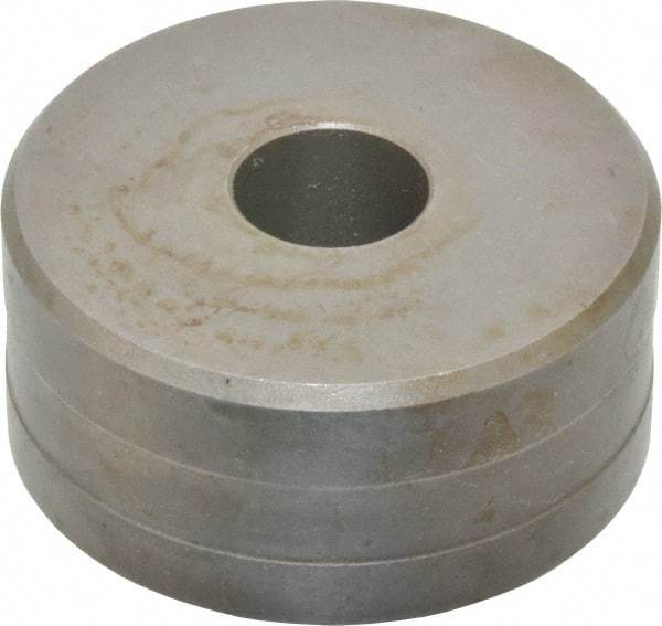 Cleveland Steel Tool - 15/32 Inch Diameter Round Ironworker Die - 2 Inch Head Diameter, 1 Inch Head Height - USA Tool & Supply