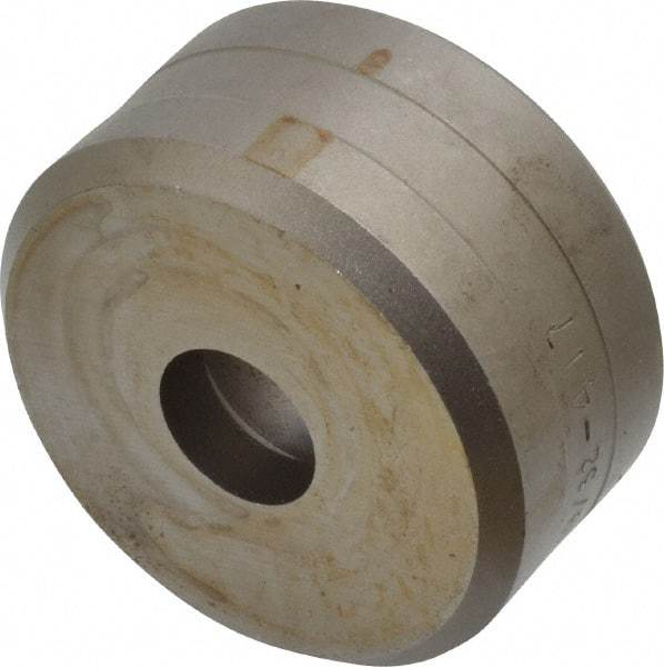 Cleveland Steel Tool - 19/32 Inch Diameter Round Ironworker Die - 2 Inch Head Diameter, 1 Inch Head Height - USA Tool & Supply