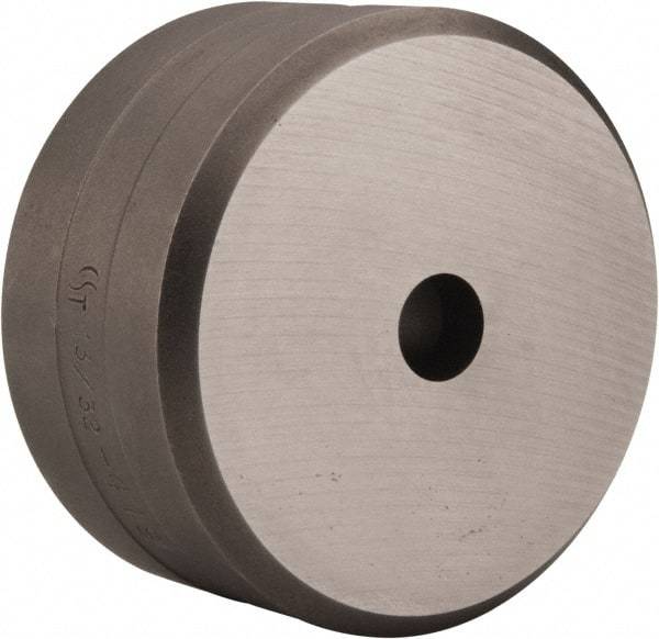 Cleveland Steel Tool - 13/32 Inch Diameter Round Ironworker Die - 2-3/8 Inch Head Diameter, 1-1/4 Inch Head Height - USA Tool & Supply