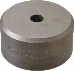 Cleveland Steel Tool - 7/16 Inch Diameter Round Ironworker Die - 2-3/8 Inch Head Diameter, 1-1/4 Inch Head Height - USA Tool & Supply