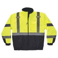 8377 XL LIME QUILTED BOMBER JACKET - USA Tool & Supply