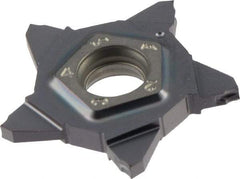 Iscar - 24N170J010PENTA J Grade IC908, 1.7mm Cutting Width Carbide Grooving Insert - 3mm Max Depth of Cut, Neutral, 0.1mm Corner Radius, TiAlN Finish - USA Tool & Supply