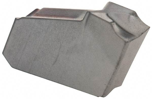 Iscar - GFR J IC328 Grade, 0.1181" Cutting Width, Carbide Cutoff Insert - 8° Right Hand Lead Angle, 0.0098" Cnr Rad, TiCN Coated, Single End - USA Tool & Supply