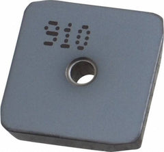 Iscar - SPKN42 Grade IC910 Carbide Milling Insert - AlTiN Finish, 0.1252" Thick, 1/2" Inscribed Circle - USA Tool & Supply