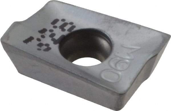 Iscar - HM90 APCT100302 P Grade IC328 Carbide Milling Insert - TiCN Finish, 0.139" Thick, 0.2mm Corner Radius - USA Tool & Supply