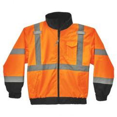 8379 2XL ORANGE FLEECE LINED BOMBER - USA Tool & Supply