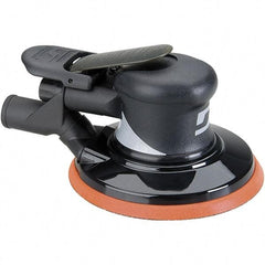 Dynabrade - 12,000 OPM, 18 CFM Air Consumption, Palm Air Orbital Sander - Round Pad, 1/4 NPT Inlet - USA Tool & Supply