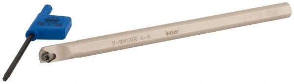 Iscar - 0.275" Min Bore Diam, 4" OAL, 1/4" Shank Diam, S-SWUB Indexable Boring Bar - WB.. 520L Insert, Screw or Clamp Holding Method - USA Tool & Supply