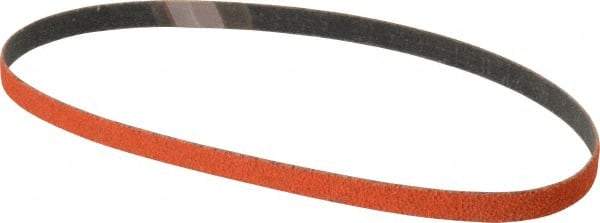 Norton - 1/2" Wide x 24" OAL, 40 Grit, Ceramic Abrasive Belt - Ceramic, Coarse, Coated, Y Weighted Cloth Backing, Series R980 - USA Tool & Supply