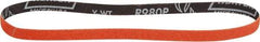 Norton - 1/2" Wide x 24" OAL, 80 Grit, Ceramic Abrasive Belt - Ceramic, Medium, Coated, Y Weighted Cloth Backing, Series R980 - USA Tool & Supply