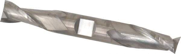 Niagara Cutter - 1/2", 1" LOC, 1/2" Shank Diam, 4" OAL, 2 Flute, Solid Carbide Square End Mill - Double End, Uncoated, Spiral Flute, 30° Helix, Centercutting, Right Hand Cut, Right Hand Flute, Series CD230 - USA Tool & Supply