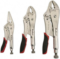 Blackhawk by Proto - 3 Piece Locking Plier Set - Comes in Pouch - USA Tool & Supply