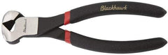 Blackhawk by Proto - 6-5/8" OAL, 12 AWG Capacity, End Cutting Pliers - 5/16" Jaw Length x 1-3/4" Jaw Width, Cushion Grip Handle - USA Tool & Supply