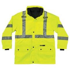 8385 M LIME 4-IN-1 JACKET - USA Tool & Supply