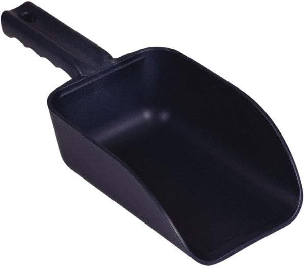 Remco - 32 oz Blue Polypropylene & Semi-Ferrous Additive Flat Bottom Scoop - 4.3" Wide x 3" Deep Bowl, 11-1/2" OAL - USA Tool & Supply