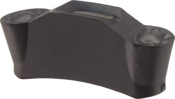 Iscar - 630TGMF Grade IC908, 6mm Cutting Width Carbide Grooving Insert - 3mm Max Depth of Cut, Neutral, 3mm Corner Radius, TiAlN Finish - USA Tool & Supply