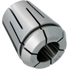 Techniks - 9/32" ER20 Coolant Collet - 1.24" OAL, 0.83" Overall Diam - Exact Industrial Supply