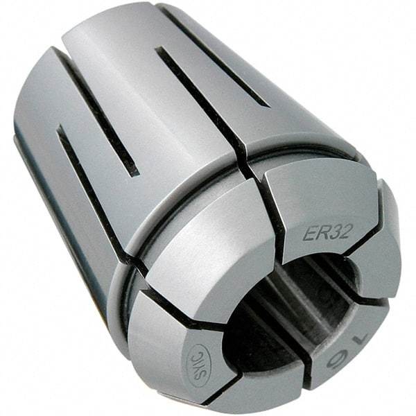 Techniks - 7mm ER40 Coolant Collet - 1.811" OAL, 1.61" Overall Diam - Exact Industrial Supply