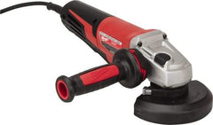 Milwaukee Tool - 5" Wheel Diam, 11,000 RPM, Corded Angle & Disc Grinder - 5/8-11 Spindle, 120 Volts, 13 Amps - USA Tool & Supply