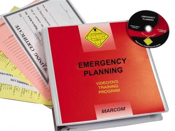 Marcom - Emergency Planning, Multimedia Training Kit - DVD, English - USA Tool & Supply