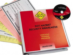 Marcom - DOT HazMat Security Awareness, Multimedia Training Kit - 13 Minute Run Time DVD, English and Spanish - USA Tool & Supply