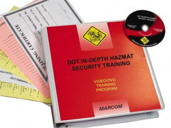 Marcom - DOT In-Depth HazMat Security, Multimedia Training Kit - 16 Minute Run Time DVD, English and Spanish - USA Tool & Supply