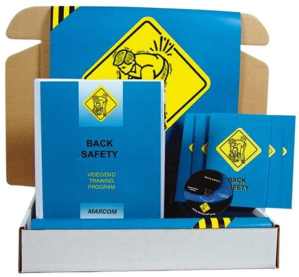 Marcom - Back Safety, Multimedia Training Kit - DVD, English and Spanish - USA Tool & Supply