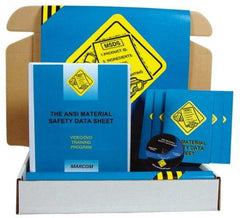 Marcom - The ANSI Material Safety Data Sheet, Multimedia Training Kit - 13 Minute Run Time DVD, English and Spanish - USA Tool & Supply