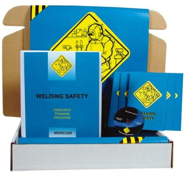 Marcom - Welding Safety, Multimedia Training Kit - 14 Minute Run Time DVD, English and Spanish - USA Tool & Supply