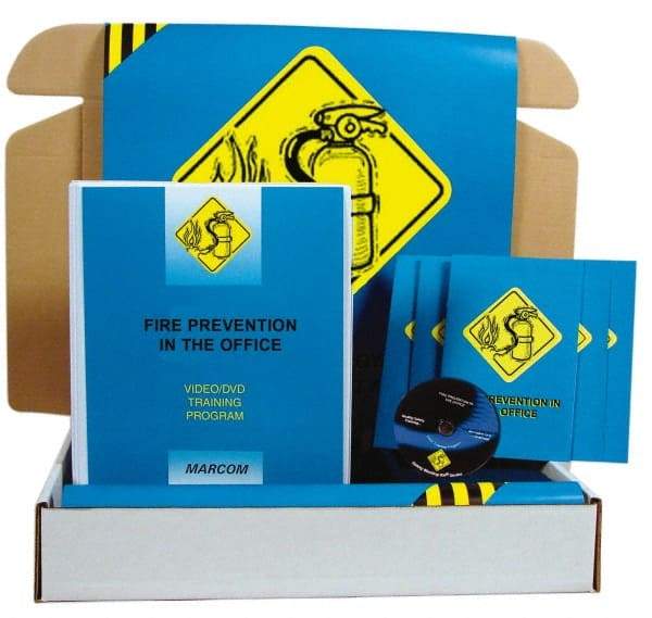 Marcom - Fire Prevention in the Office, Multimedia Training Kit - 16 Minute Run Time DVD, English and Spanish - USA Tool & Supply