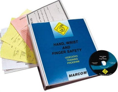 Marcom - Hand, Wrist and Finger Safety, Multimedia Training Kit - 12 Minute Run Time DVD, English and Spanish - USA Tool & Supply