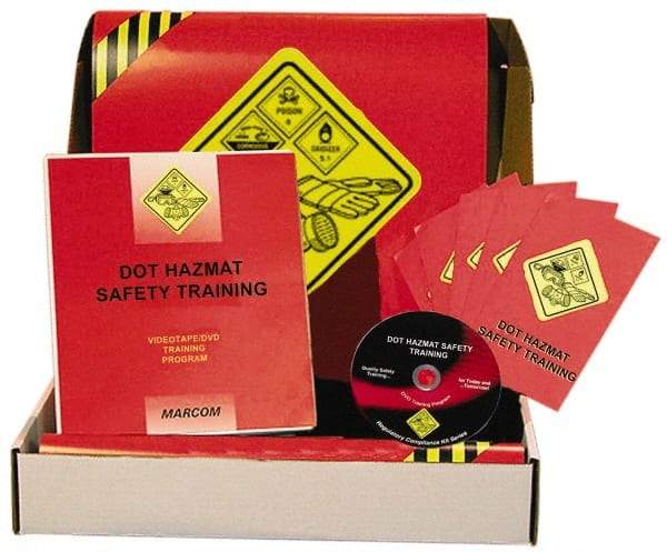 Marcom - DOT HazMat Safety, Multimedia Training Kit - 18 Minute Run Time DVD, English and Spanish - USA Tool & Supply