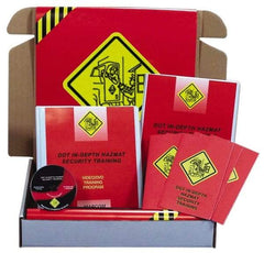 Marcom - DOT In-Depth HazMat Security, Multimedia Training Kit - 16 Minute Run Time DVD, English and Spanish - USA Tool & Supply