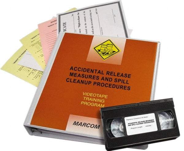 Marcom - Introduction to HAZWOPER Retraining, Multimedia Training Kit - 23 min Run Time DVD, English & Spanish - USA Tool & Supply