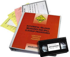 Marcom - Accidental Release Measures and Spill Cleanup Procedures, Multimedia Training Kit - 19 min Run Time DVD, 1 Course, English & Spanish - USA Tool & Supply