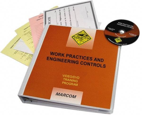 Marcom - Work Practices & Engineering Controls, Multimedia Training Kit - 18 min Run Time DVD, English & Spanish - USA Tool & Supply