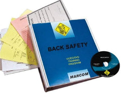 Marcom - Back Safety, Multimedia Training Kit - 21 Minute Run Time DVD, English and Spanish - USA Tool & Supply