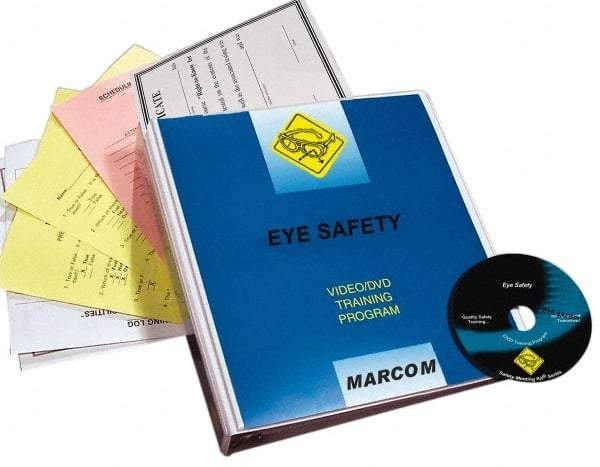 Marcom - Eye Safety, Multimedia Training Kit - 15 Minute Run Time DVD, English - USA Tool & Supply