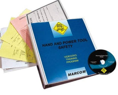 Marcom - Hand and Power Tool Safety, Multimedia Training Kit - 18 Minute Run Time DVD, English and Spanish - USA Tool & Supply