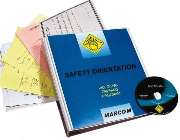 Marcom - Safety Orientation, Multimedia Training Kit - 18 Minute Run Time DVD, English and Spanish - USA Tool & Supply