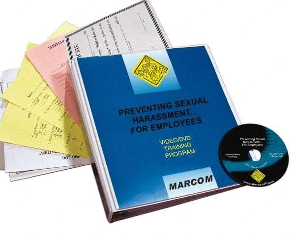 Marcom - Preventing Sexual Harassment for Employees, Multimedia Training Kit - 16 Minute Run Time DVD, English and Spanish - USA Tool & Supply