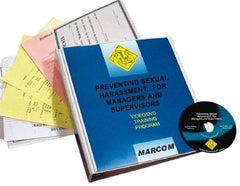 Marcom - Preventing Sexual Harassment for Managers and Supervisors, Multimedia Training Kit - 16 Minute Run Time DVD, English and Spanish - USA Tool & Supply