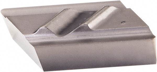 Kennametal - NPL51, KCU10 Grade Carbide Profiling Insert - AlTiN Finish, 55° Incl Angle, Parallelogram, 0.4566" Side Length, 1/8" Thick, 1/64" Corner Radius - USA Tool & Supply
