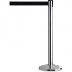 Tensator - Barrier Posts Type: Tensabarrier Post Post Color/Finish: Polished Chrome - USA Tool & Supply