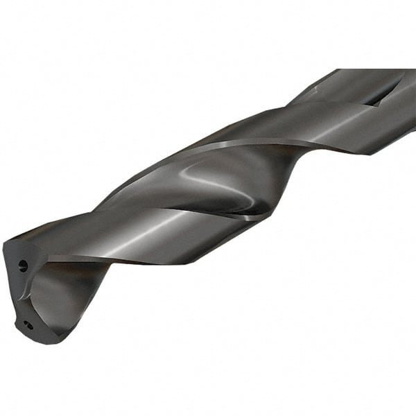 Iscar - 0.577" Spiral Flute Solid Carbide Screw Machine Drill Bit - USA Tool & Supply